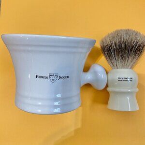 Edwin/Jagger shaving cup and brush